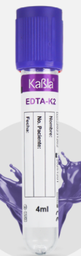 [CY-104EK2 (4ml)] TUBO LILA EDTA K2 13×75 mm 4 ml KABLA PIEZA